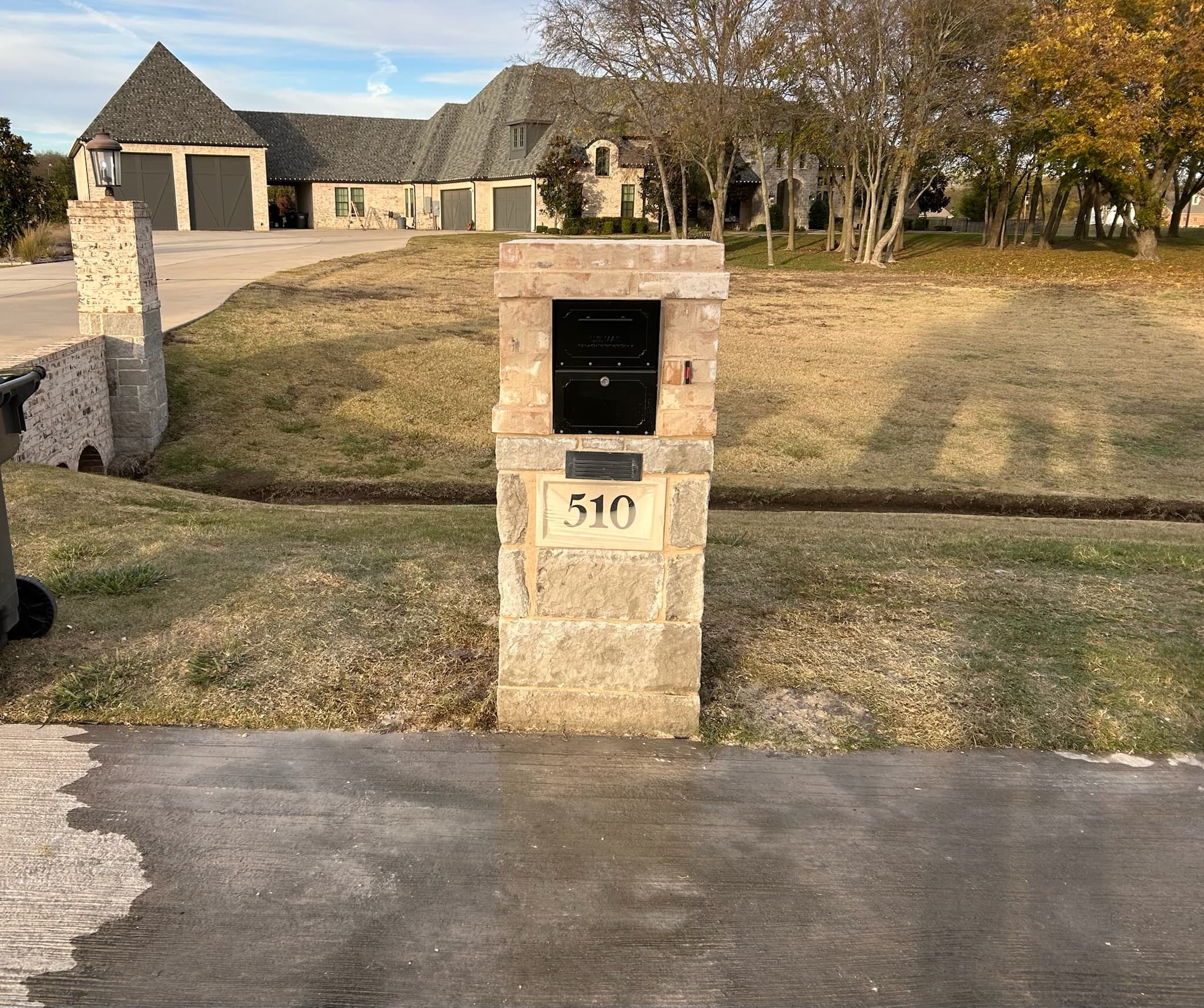 brick mailbox repair dallas